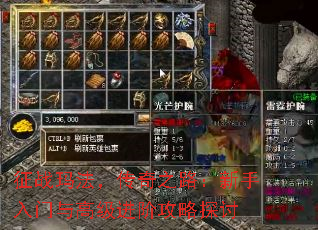 征战玛法,传奇之路:新手入门与高级进阶攻略探讨 征战玛法,传奇之路:新手入门与高级进阶攻略探讨