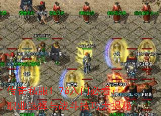 传奇私服1.76入门必看:职业选择与战斗技巧大揭秘 传奇私服1.76入门必看:职业选择与战斗技巧大揭秘