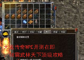 天龙传奇WPE开测在即,制霸武林天下顶级攻略 天龙传奇WPE开测在即,制霸武林天下顶级攻略