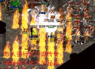 散人孤行的江湖传奇:揭秘独闯天下的秘籍 散人孤行的江湖传奇:揭秘独闯天下的秘籍