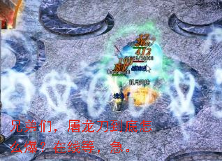 兄弟们,屠龙刀到底怎么爆?在线等,急。 兄弟们,屠龙刀到底怎么爆?在线等,急。