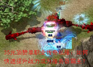 35元顶赞单职业传奇私服:如何快速提升战力成为服务器霸主? 35元顶赞单职业传奇私服:如何快速提升战力成为服务器霸主?