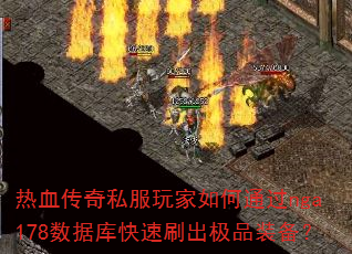 热血传奇私服玩家如何通过nga178数据库快速刷出极品装备? 热血传奇私服玩家如何通过nga178数据库快速刷出极品装备?