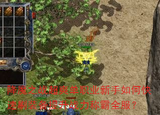 降魔之战超爽单职业新手如何快速刷装备提升战力称霸全服? 降魔之战超爽单职业新手如何快速刷装备提升战力称霸全服?