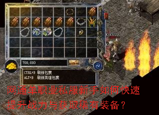 网通单职业私服新手如何快速提升战力与获取稀有装备? 网通单职业私服新手如何快速提升战力与获取稀有装备?