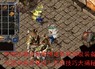 传奇私服中如何快速获取顶级装备与提升角色等级?实用技巧大揭秘 传奇私服中如何快速获取顶级装备与提升角色等级?实用技巧大揭秘