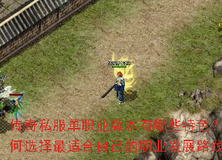 传奇私服单职业版本有哪些特色?如何选择最适合自己的职业发展路线? 传奇私服单职业版本有哪些特色?如何选择最适合自己的职业发展路线?