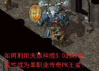 如何利用天狼神戒5.0的攻击属性成为单职业传奇PK王者? 如何利用天狼神戒5.0的攻击属性成为单职业传奇PK王者?