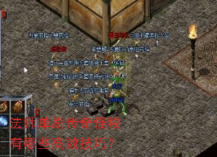 法师单刷传奇怪物有哪些高效技巧? 法师单刷传奇怪物有哪些高效技巧?