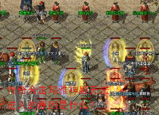 传奇合击玛雅神殿无法进入的原因是什么? 传奇合击玛雅神殿无法进入的原因是什么?