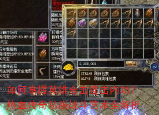 如何掌握英雄合击连击内功?热血传奇私服战斗艺术全解析 如何掌握英雄合击连击内功?热血传奇私服战斗艺术全解析