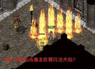 如何获取极品屠龙称霸玛法大陆? 如何获取极品屠龙称霸玛法大陆?