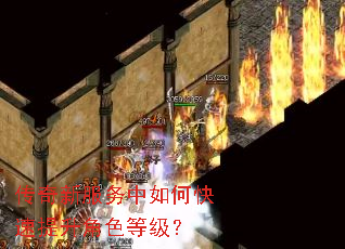 传奇新服务中如何快速提升角色等级? 传奇新服务中如何快速提升角色等级?