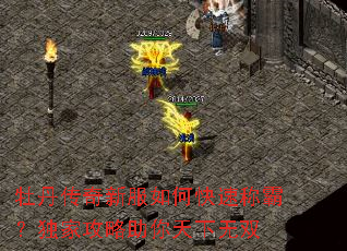 牡丹传奇新服如何快速称霸?独家攻略助你天下无双 牡丹传奇新服如何快速称霸?独家攻略助你天下无双