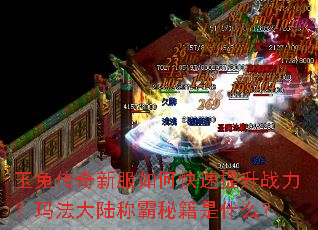 玉兔传奇新服如何快速提升战力?玛法大陆称霸秘籍是什么? 玉兔传奇新服如何快速提升战力?玛法大陆称霸秘籍是什么?