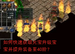 如何快速获取元宝升级宝宝并提升装备至40阶? 如何快速获取元宝升级宝宝并提升装备至40阶?