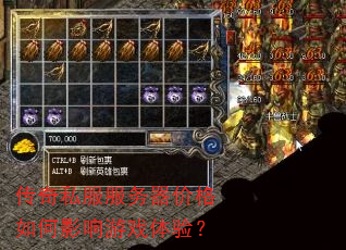 传奇私服服务器价格如何影响游戏体验? 传奇私服服务器价格如何影响游戏体验?
