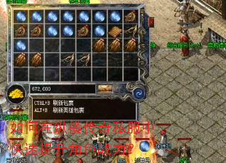 如何在纵横传奇私服中快速提升角色战力? 如何在纵横传奇私服中快速提升角色战力?