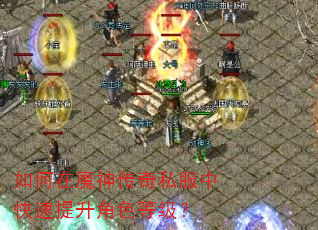 如何在魔神传奇私服中快速提升角色等级? 如何在魔神传奇私服中快速提升角色等级?